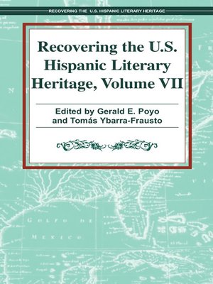 cover image of Recovering the U. S. Hispanic Literary Heritage, Volume VII